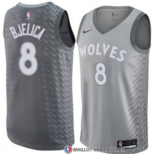Maillot Minnesota Timberwolves Nemanja Bjelica Ville 2018 Gris