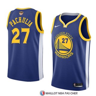 Maillot Golden State Warriors Zaza Pachulia Finals Bound 27 Icon 2017-18 Bleu