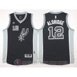 Maillot San Antonio Spurs Aldridge #12 Noir