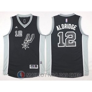 Maillot San Antonio Spurs Aldridge #12 Noir