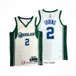 Maillot Dallas Mavericks Kyrie Irving NO 2 Ville Blanc