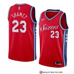 Maillot Philadelphia 76ers Landry Shamet Statement 2017-18 Rouge2