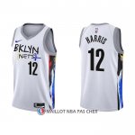 Maillot Brooklyn Nets Joe Harris NO 12 Ville 2022-23 Blanc