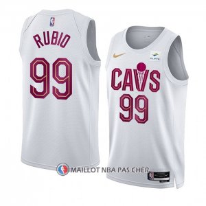 Maillot Cleveland Cavaliers Ricky Rubio NO 99 Association 2022-23 Blanc