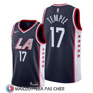 Maillot Los Angeles Clippers Garrett Temple Ville 2019 Bleu