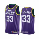 Maillot Utah Jazz Johnny Juzang NO 33 Classic 2023-24 Volet