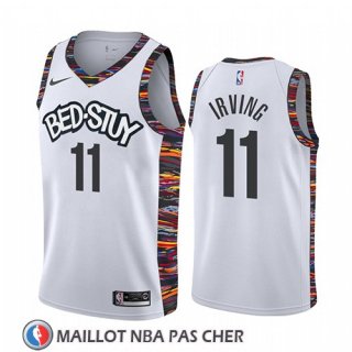 Maillot Brooklyn Nets Kyrie Irving Ville 2019-20 Blanc