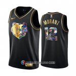 Maillot Golden Edition Memphis Grizzlies Ja Morant NO 12 2021-22 Noir