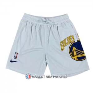 Short Golden State Warriors Big Logo Just Don Blanc