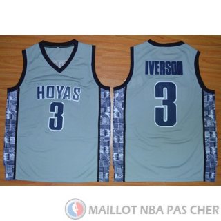 Maillot NCAA Allen Iverson Gris