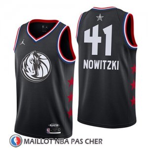 Maillot All Star 2019 Dallas Mavericks Dirk Nowitzki Noir