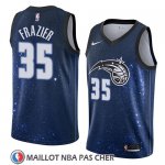 Maillot Orlando Magic Melvin Frazier No 35 Ciudad 2018 Bleu