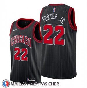 Maillot Chicago Bulls Otto Porter Jr. Statement Edition Noir