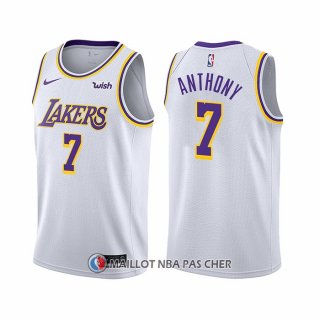 Maillot Los Angeles Lakers Carmelo Anthony NO 7 Association 2021 Blanc