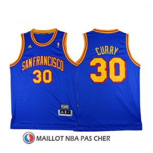 Maillot Golden State Warriors Curry 30 Bleu