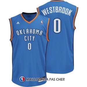 Maillot Oklahoma City Thunder Westbrook 0 Bleu
