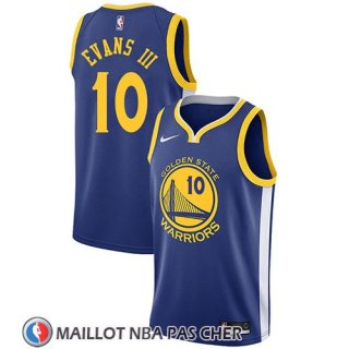 Maillot Golden State Warriors Jacob Evans Iii 10 Icon 2017-18 Bleu