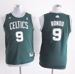 Maillot Enfant de Vert Rondo Boston Celtics Revolution 30