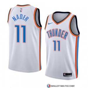 Maillot Oklahoma City Thunderr Abdel Nader Association 2017-18 Blanc
