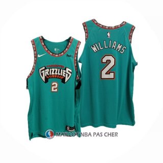 Maillot Memphis Grizzlies Jason Williams NO 2 Classic Authentique Vert