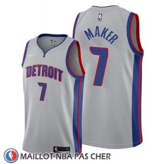Maillot Detroit Pistons Thon Maker Statement Gris