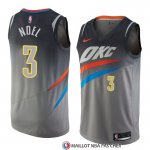 Maillot Oklahoma City Thunder Nerlens Noel Ville 2018 Gris