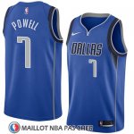 Maillot Dallas Mavericks Dwight Powell No 7 Icon 2018 Bleu
