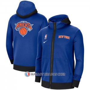Veste a Capuche New York Knicks Showtime Therma Bleu