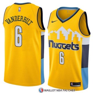 Maillot Denver Nuggets Jarred Vanderbilt Statement 2018 Jaune
