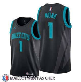 Maillot Charlotte Hornets Malik Monk Ville Edition Noir