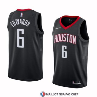 Maillot Houston Rockets Vincent Edwards 6 Statement 2017-18 Noir