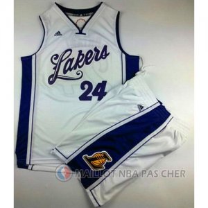 Short Blanco Navidad Lakers NBA