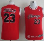 Maillot Enfant de Jordan Chicago Bulls #23 Rouge