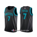 Maillot Charlotte Hornets Dwayne Bacon Ville Noir