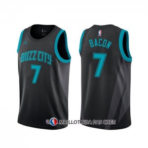 Maillot Charlotte Hornets Dwayne Bacon Ville Noir
