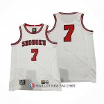 Maillot Shohoku Miyagi NO 7 Blanc
