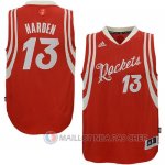 Maillot Harden Rockets Noel #13 Rouge