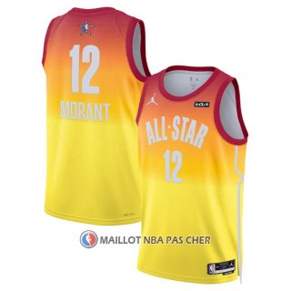 Maillot All Star 2023 Memphis Grizzlies Ja Morant NO 12 Orange