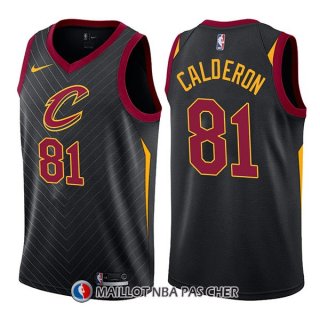 Maillot Cleveland Cavaliers Jose Calderon Statement 81 2017-18 Noir