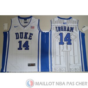 Maillot NCAA Brandon Ingram Elite V-Cuello Blanc
