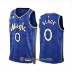 Maillot Orlando Magic Anthony Black NO 0 Classic 2023-24 Bleu