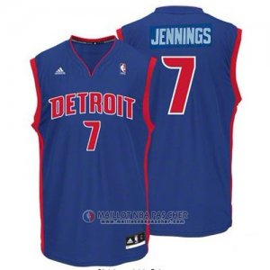 Maillot Detroit Pistons Jennings #7 Bleu
