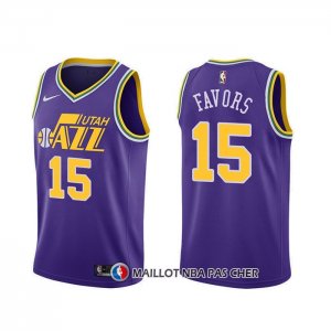 Maillot Utah Jazz Derrick Favors Hardwood Classics Volet