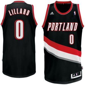 Maillot Noir Lillard Portland Trail Blazers Revolution 30
