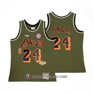 Maillot Los Angeles Lakers Kobe Bryant NO 24 Mitchell & Ness Vert