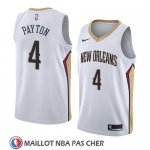 Maillot New Orleans Pelicans Elfrid Payton No 4 Association 2018 Blanc