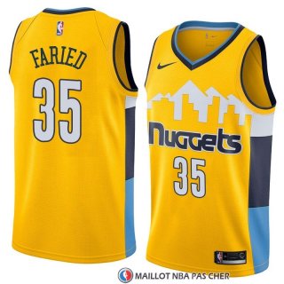 Maillot Denver Nuggets Kenneth Faried Statement 2018 Jaune