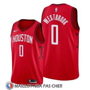 Maillot Houston Rockets Russell Westbrook Earned 2019 Rouge