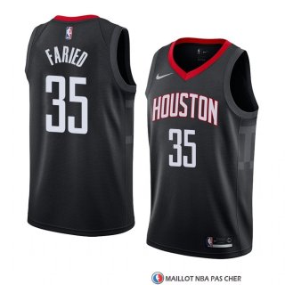 Maillot Houston Rockets Kenneth Faried Statement 2018 Noir