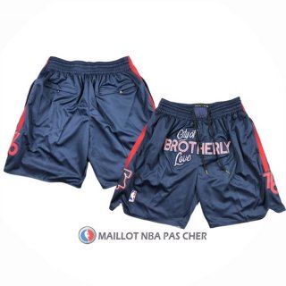 Short Philadelphia 76ers Ville Just Don 2023-24 Bleu
